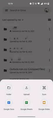 Google Drive android App screenshot 7